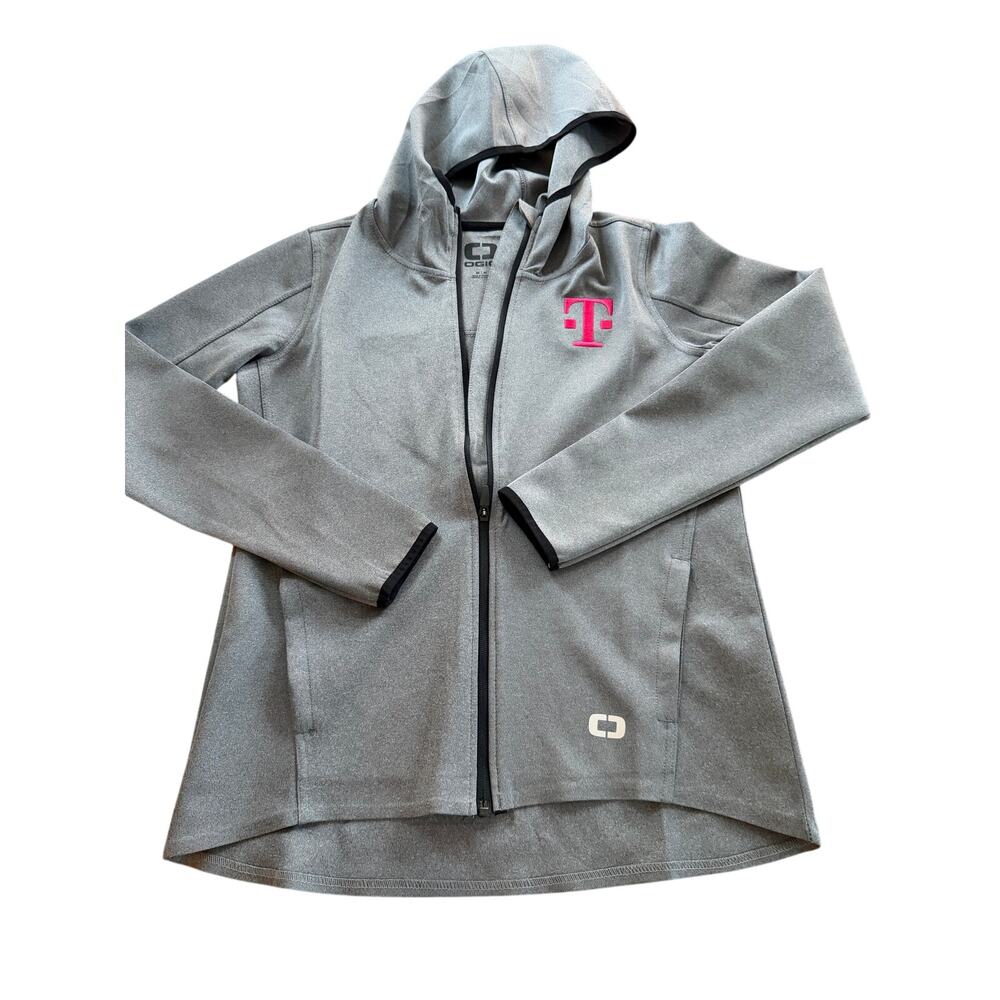 OGIO Women's Stealth Full-Zip Hoodie Jacket Gray Size Medium